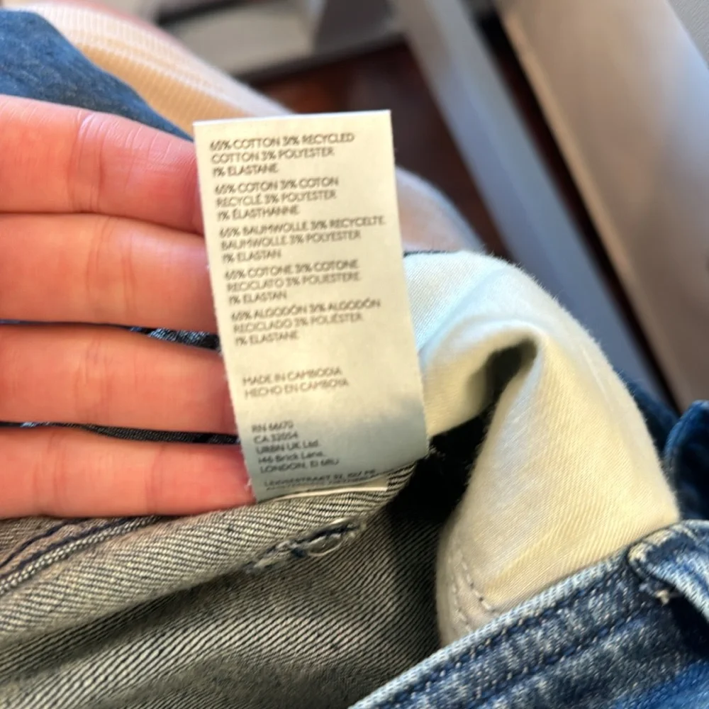 Pilcro High-Rise Wide-Leg Trouser Jeans size 27 - Picture 6 of 8